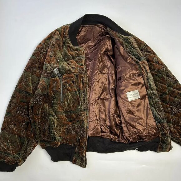 Vintage Issey Miyake x TETE HOMME Sueded Bomber Jacket - Picture 2 of 8